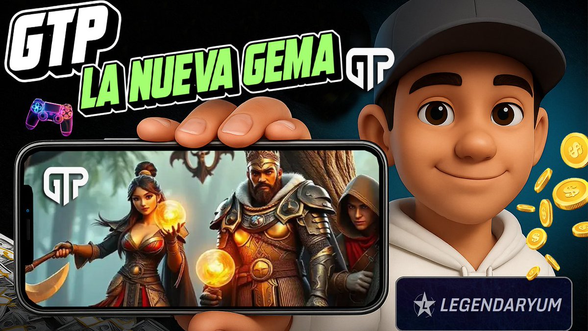 📹🥳Gana dinero real y diviertete jugando en legendaryum 🎮

📌👉🏻 Mira el video completo aquí: youtu.be/tvONXKQlOwA?si… 
🟩  gana hasta un 5% en bono extra en preventa del token gtp 🟢 presale.gametechprotocol.com/?code=Enriquet…           #game #presale #legendaryum #crypto #money