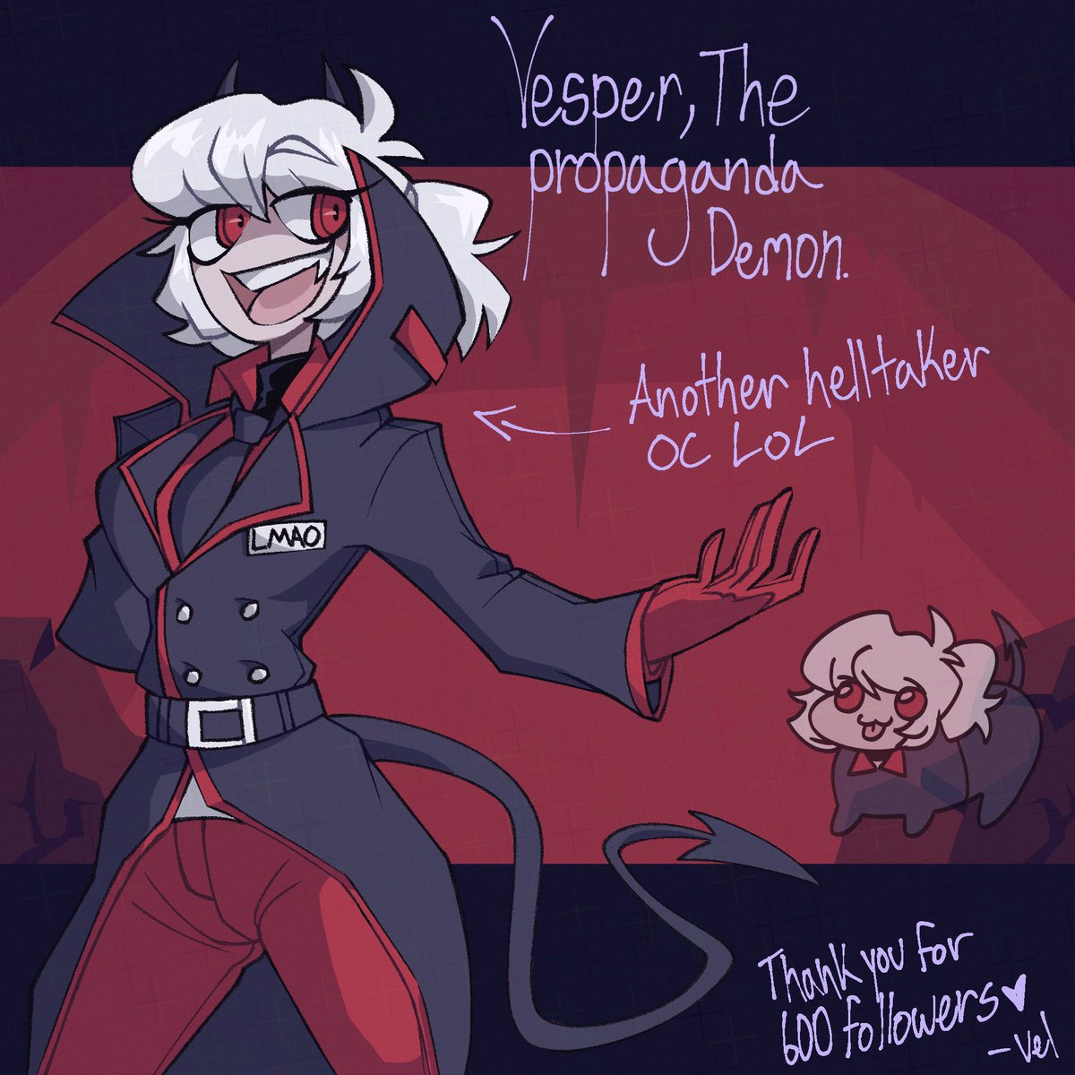 Velpotato's tweet image. New oc because I can’t make up my mind, also thank you for 600 followers🥹