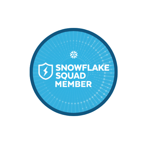 mfujita2023's tweet image. 実はこっそり応募していたのですが、Snowflake Squadに認定されたみたいです・・・・！やったぜ！ #SnowflakeDB