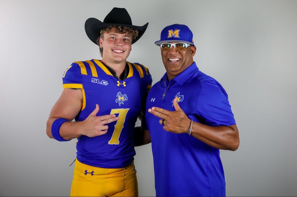 I had a great visit to McNeese! Thank you @CoacMichaelSmi and all of the McNeese coaching staff for having me.