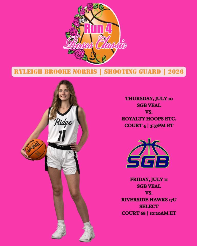 Last AAU Tournament with <a href="/SGB_Veal/">Southeastern Girls Basketball Veal</a> at Run 4 Roses Classic