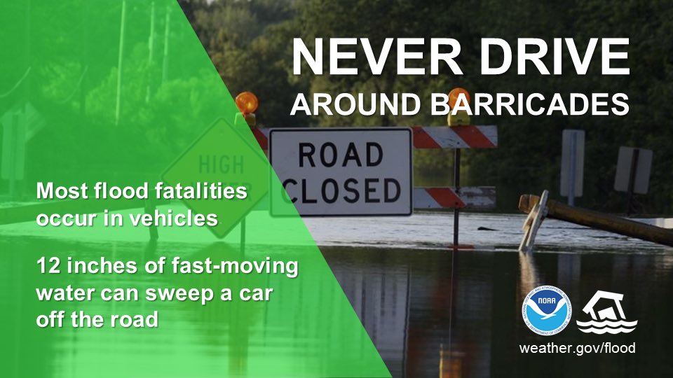 RhodeIslandEMA's tweet image. Remember, never drive or walk-through flooded roadways. It only takes 12 inches of fast-moving water to carry away a small car. #TurnAroundDontDrown
