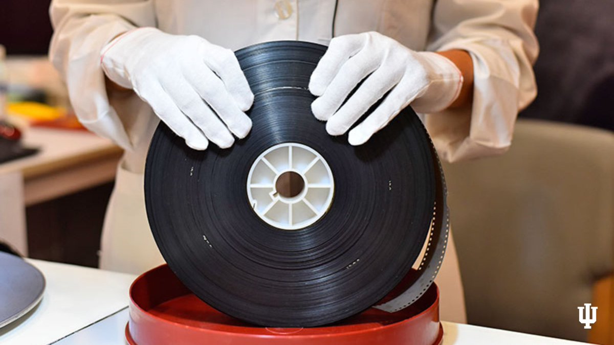 IUBloomington's tweet image. In the modern era of the internet and with the rise of streaming, film and media preservation has never been more imperative. @IULibraries traditional film archives provides a glimpse into the beliefs and creative minds from generations before — allowing us to see our world…