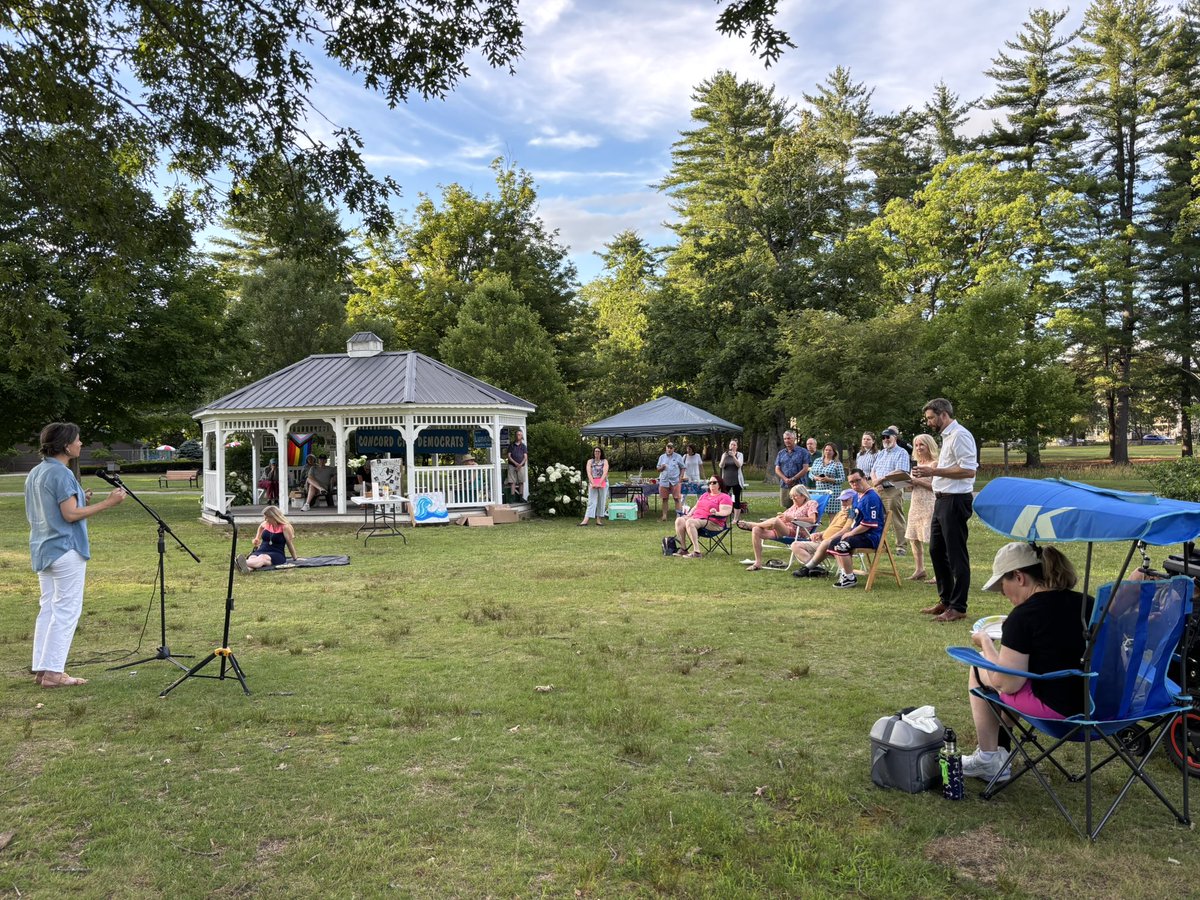 MaggieG603's tweet image. The cost crisis is standing between hardworking Americans and the American dream.
Powerful conversation in Concord tonight with Concord Democrats about how we can work together to prevent the worst provisions of the GOP’s Big, Brutal budget bill and protect what matters most.