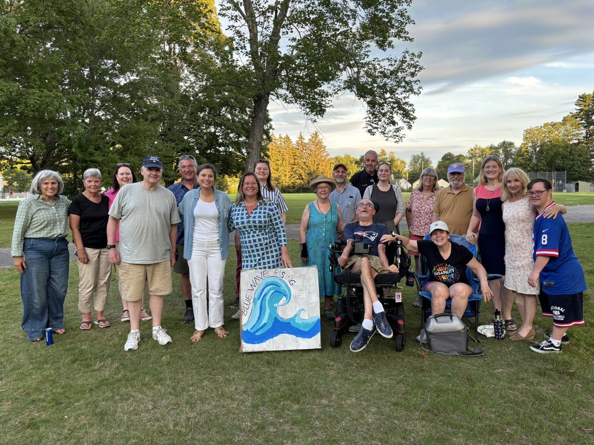 MaggieG603's tweet image. The cost crisis is standing between hardworking Americans and the American dream.
Powerful conversation in Concord tonight with Concord Democrats about how we can work together to prevent the worst provisions of the GOP’s Big, Brutal budget bill and protect what matters most.