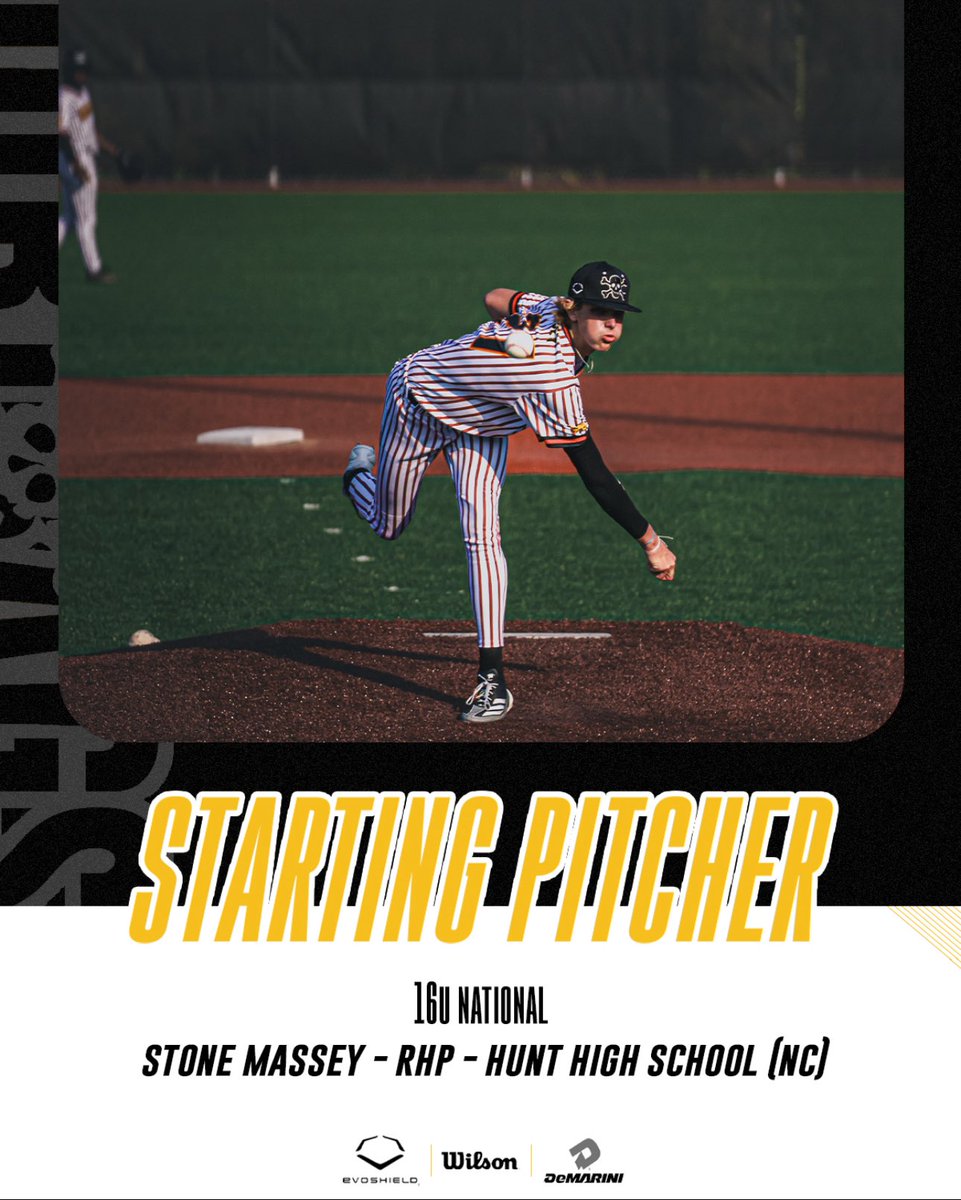 16U PG WWBA National Championship
📆 Wednesday, July 9th
📍East Cobb (GA)
🕰️ 5:20 PM

Probable Starter: Stone Massey (Uncommitted)