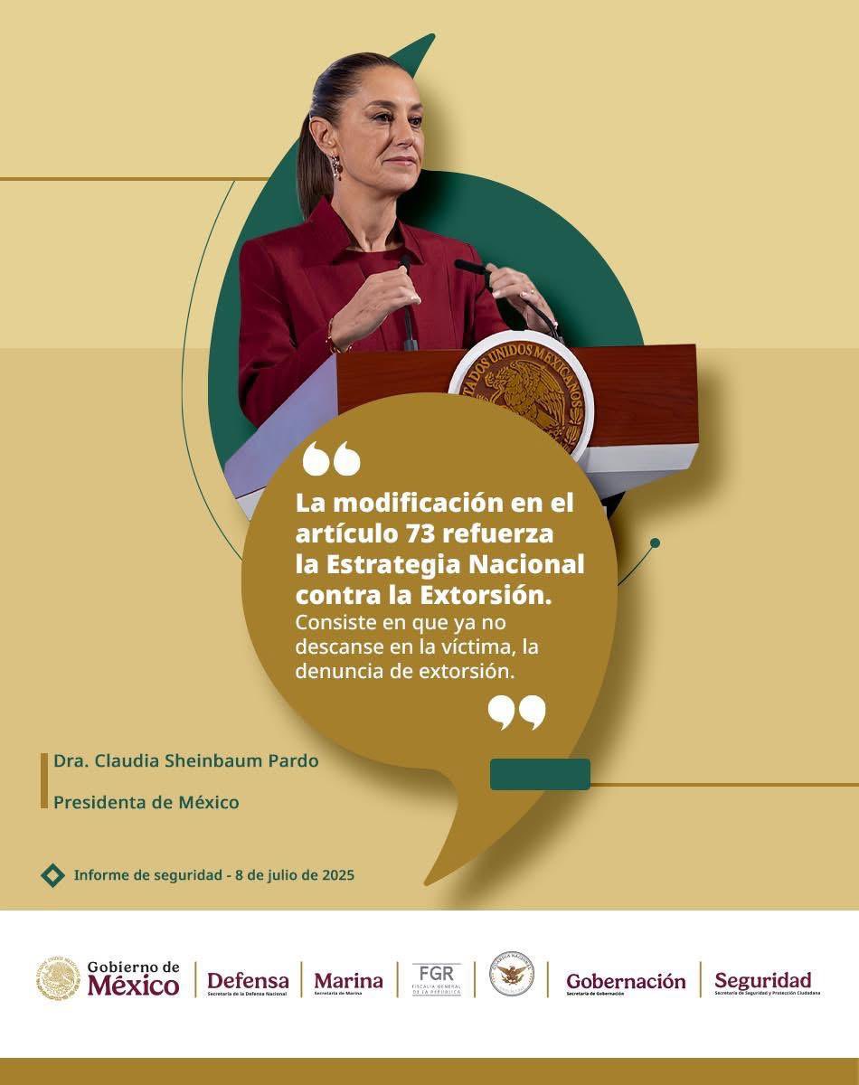 Estamos listos, las y los <a href="/DiputadosMorena/">Tus Diputadas y Diputados Morena</a>, estamos listos para recibir en <a href="/Mx_Diputados/">H. Cámara de Diputados</a>  la iniciativa de nuestra presidenta <a href="/Claudiashein/">Claudia Sheinbaum Pardo</a>  

Con el objetivo de reformar el artículo 73 y continuar fortaleciendo la estrategia de seguridad encabezada por nuestro secretario