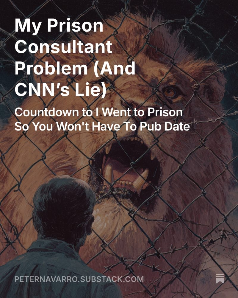 RealPNavarro's tweet image. Get the rest of the story in I Went to Prison So You Won't Have To  CLICK bit.ly/4luaeFZ
#lawfare #prisonreform