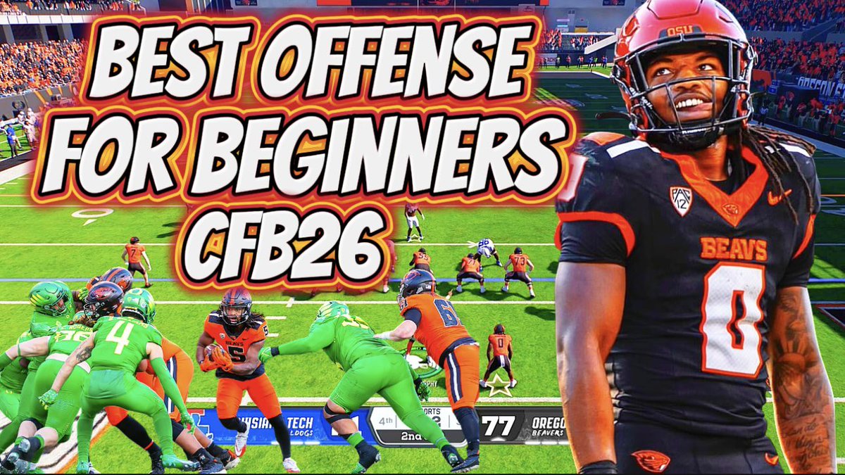 GetLiveMar's tweet image. Best Offense For Beginners In College Football 26
youtu.be/mdzL_IH4ASY?si…