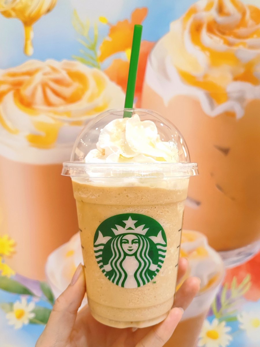 おはよう🧡💛🩵
ギラギラ太陽が暑すぎる🫠☀こんなに晴天が続いているのにまだ梅雨明けしていないなんて⋯🔥

夏でもホット派だったHana様も最近はアイスに乗り換え❄スタバの『アールグレイブーケ &amp; ティーフラペチーノ』美味しかった🤤🍯🌼

みんなも熱中症に気をつけてね🫧
今日も素敵な１日を⋯💫