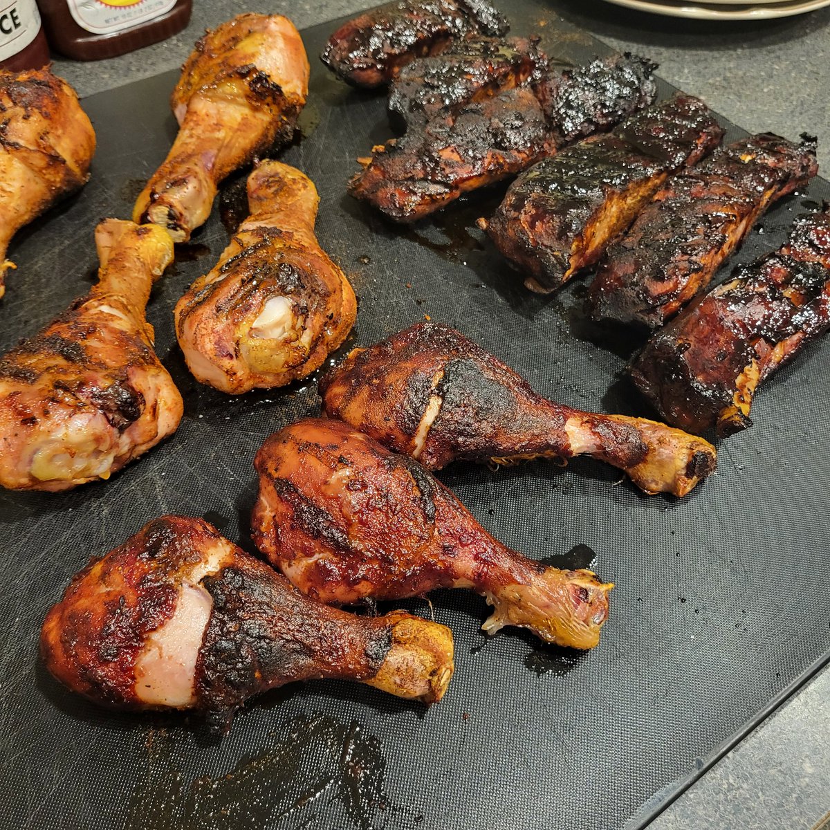 Late one but looking forward to some drums and country style ribs