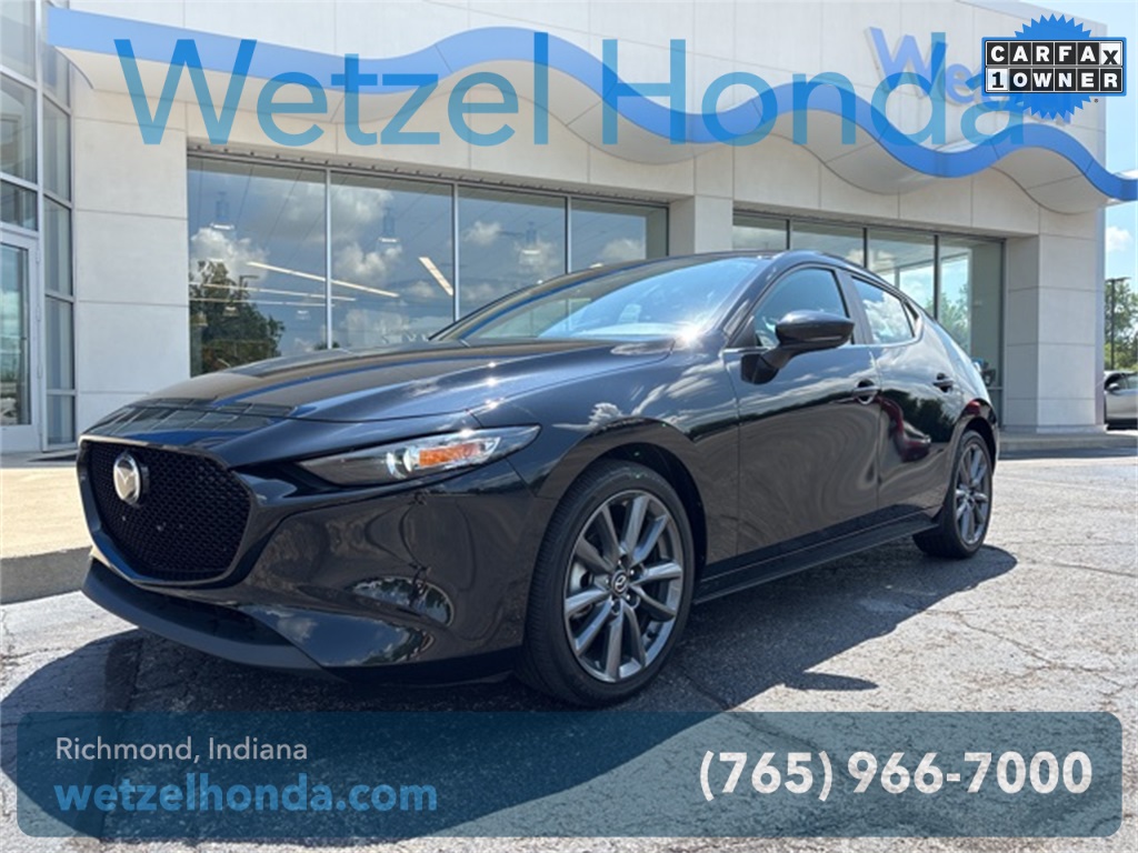 Pre-Owned 2024 Mazda3 2.5 S Preferred Package Hatchback with 19,685 miles, priced at $25,999: ow.ly/K75L50WmiQb