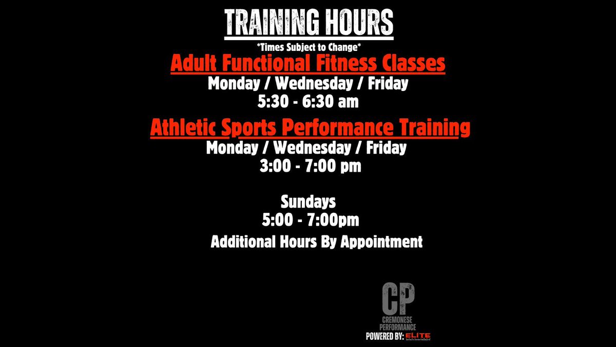 🧪 TEST – DON’T GUESS
We assess every athlete to build a plan based on YOUR needs.
📈 Speed
📈 Power
📈 Mobility
📈 Strength
Want to know where you stand and where you can go? Let’s find out.
📍 cremstrength.com – FREE first session
#TrainSmart #CremonesePerformance