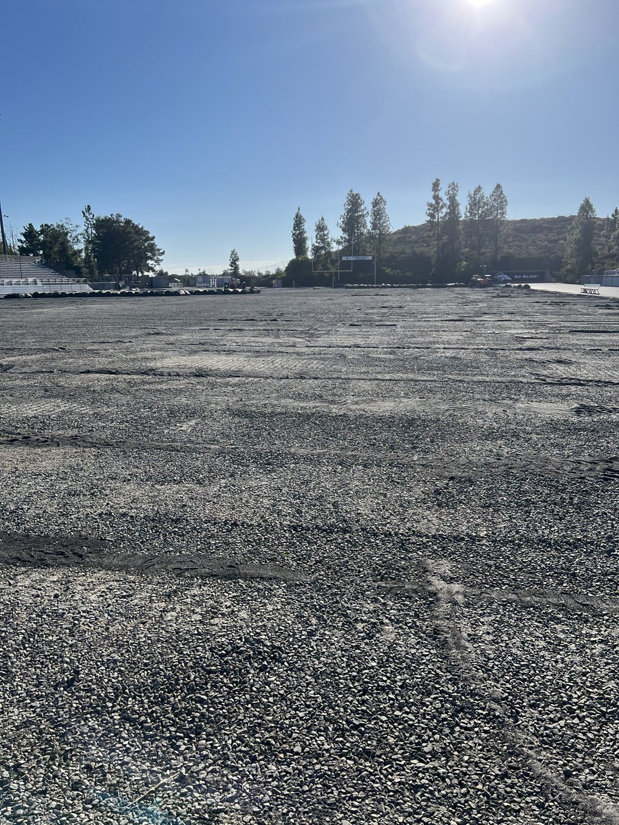 Coach Mark Nolan (@nolan_football) on Twitter photo Removal nearly done. Then level out excavation base rock. Then lay down the new turf! <a href="/THHSAthletics/">Mustangs Athletics</a> <a href="/THHS_Football/">THHS_Football</a> Removal nearly done. Then level out excavation base rock. Then lay down the new turf! <a href="/THHSAthletics/">Mustangs Athletics</a> <a href="/THHS_Football/">THHS_Football</a>