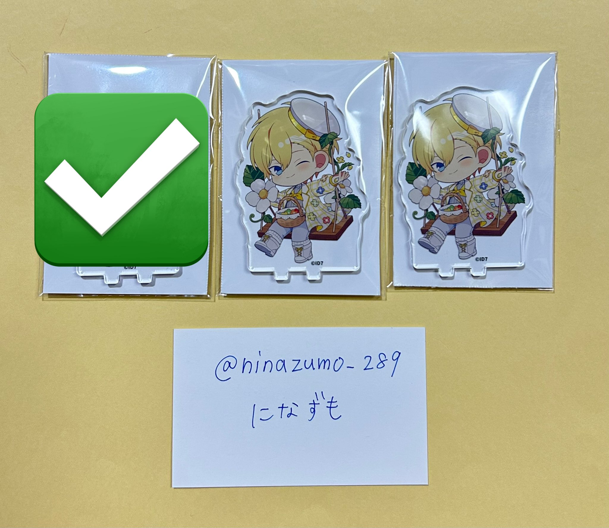 アイナナ アニカフェ アクスタ ステッカー 三月 環 壮五 ナギ アイナナ アニカフェ アクスタ 環、壮五、ナギ - メルカリ