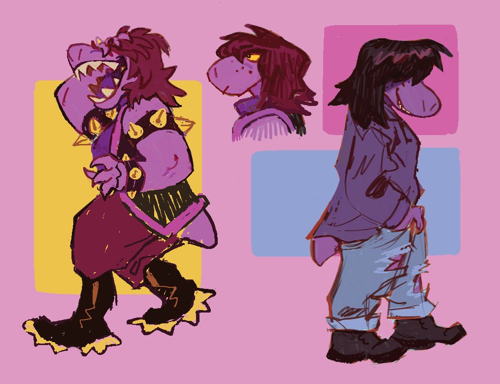 PrairieGhosted's tweet image. figuring out how to draw her in between things #DELTARUNE
