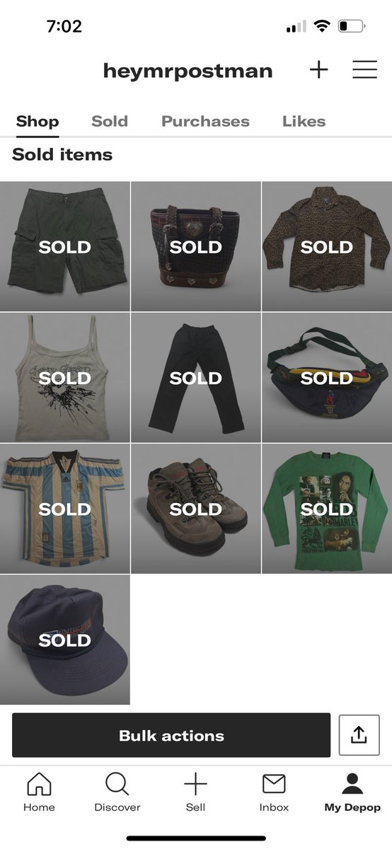 pascualeez's tweet photo. Reached a monthly starting goal of selling 10 items and built a curated variety of inventory for the current season. Working towards international shipping within the next 2 months or so. Come check me out!
👀
https://t.co/2zAOWUHOsb

#Depop #HeyMrPostman https://t.co/IEzE0CIwGg