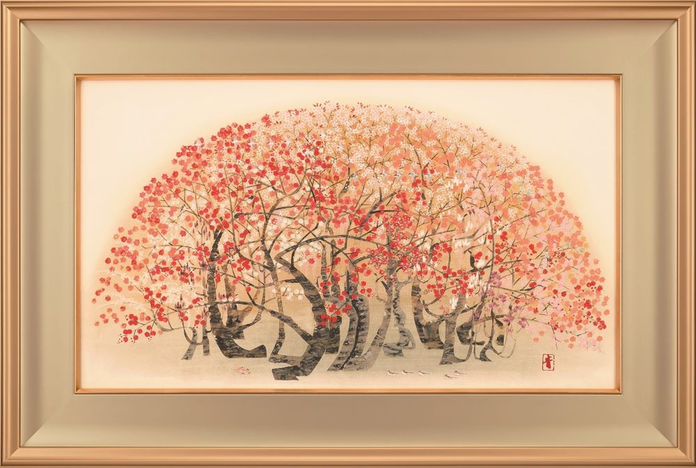 《製品・サービス情報》
高級美術複製画の新作情報：TOMOWELの共同印刷は、前田青邨の生誕140 年および文化勲章受章70 周年を記念して、花鳥画の最高峰「みやまの四季」を迫力ある大きなサイズで制作（特別版仕様）。「彩美版®」の複製画として、限定500 部で販売を開始します。