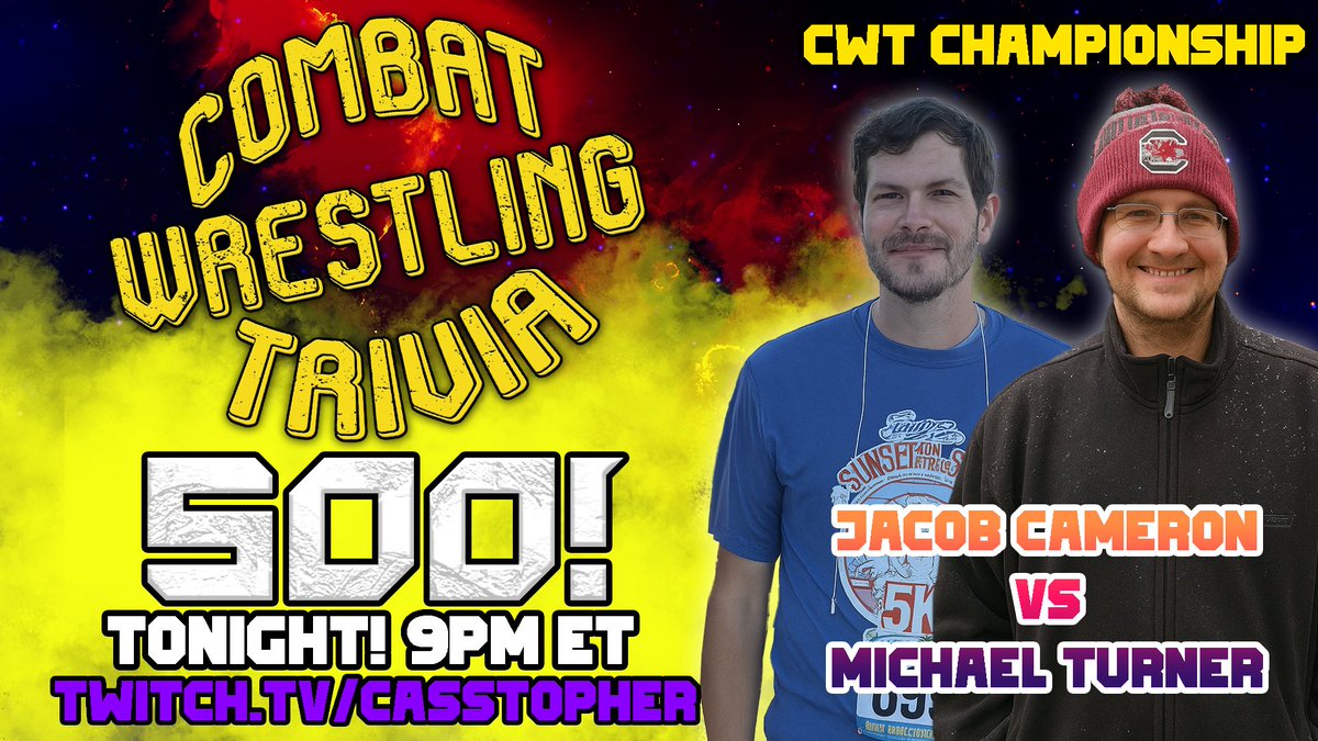 WE ARE LIVE FOR CWT 500!!!

twitch.tv/casstopher
