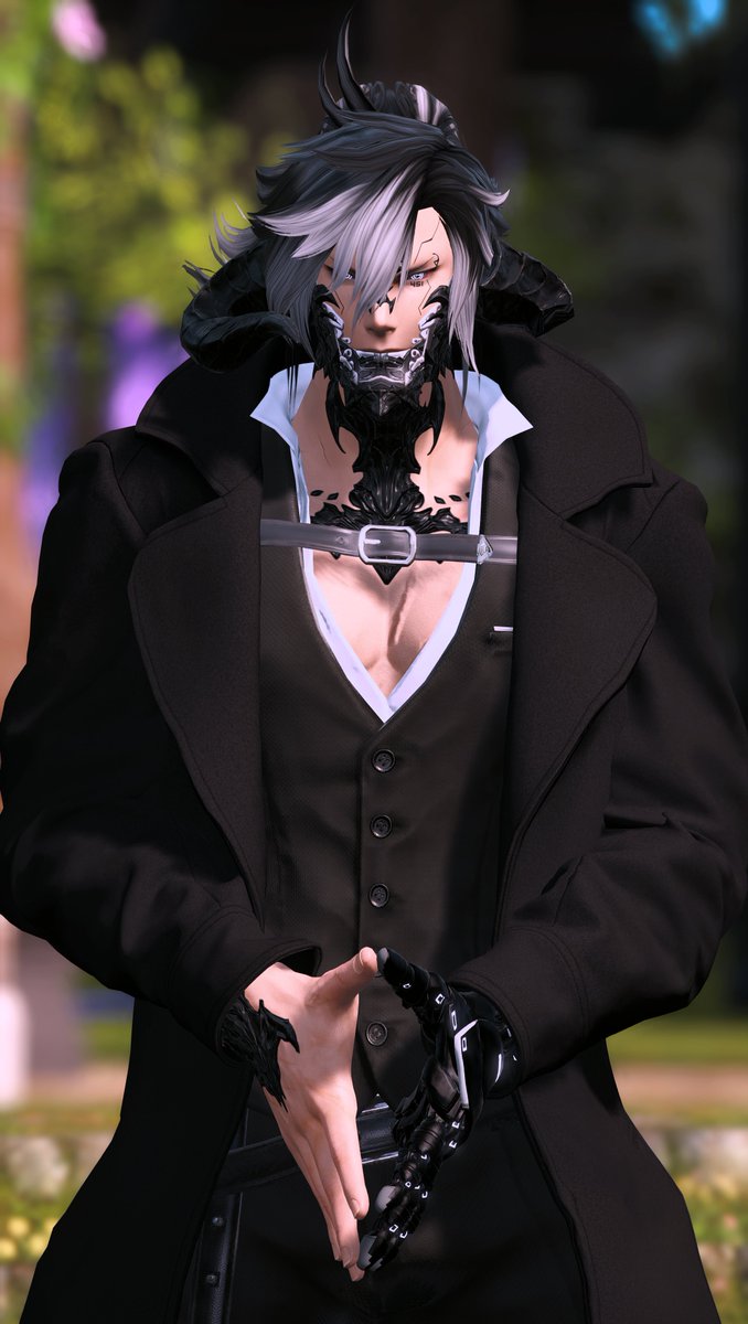 CyberXaela's tweet image. Unedited i just love my fella in this vest/coat
