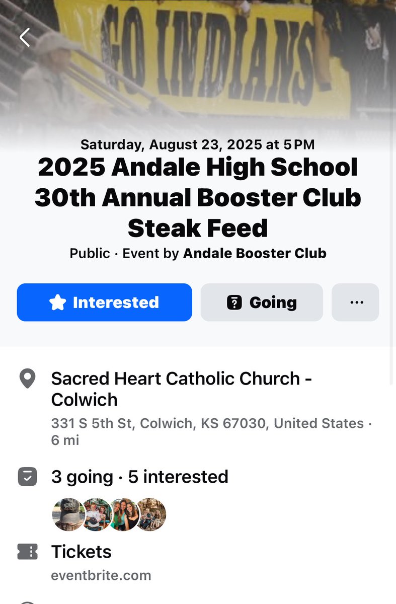 Andale booster club tweet media