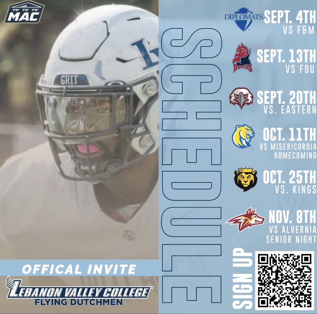 Liam Montgomery (@lmontgomery47) on Twitter photo Grateful to receive a game day invite from <a href="/CoachThompsonCT/">Chris Thompson (Coach T)</a>. Can’t wait to come down to campus and learn more about Lebanon Valley.
<a href="/ChadStumhofer/">Chad Stumhofer</a>
<a href="/CoachPersing/">Marc Persing</a>
<a href="/EPAFootball/">EasternPAFootball</a>
<a href="/PaFootballNews/">Pennsylvania Football News</a> Grateful to receive a game day invite from <a href="/CoachThompsonCT/">Chris Thompson (Coach T)</a>. Can’t wait to come down to campus and learn more about Lebanon Valley.
<a href="/ChadStumhofer/">Chad Stumhofer</a>
<a href="/CoachPersing/">Marc Persing</a>
<a href="/EPAFootball/">EasternPAFootball</a>
<a href="/PaFootballNews/">Pennsylvania Football News</a>