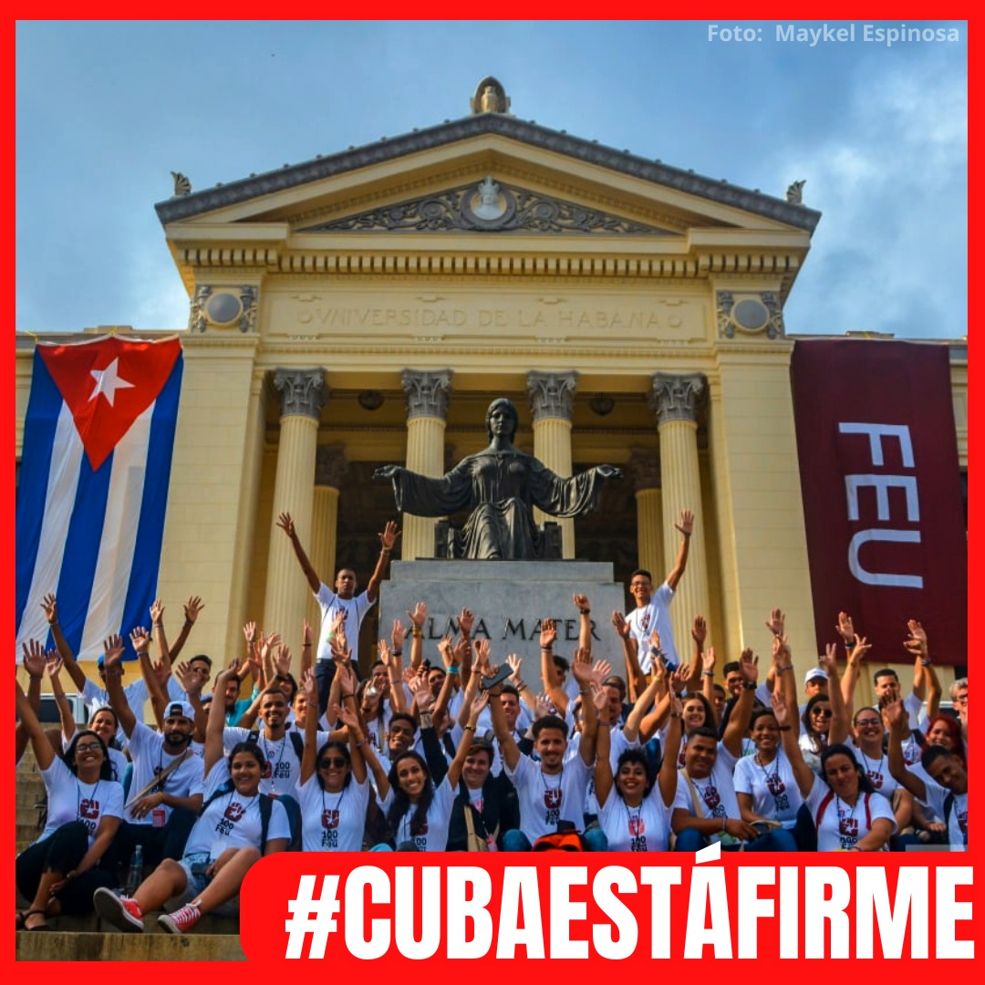 "Ningún obstáculo nos detiene, porque #CubaEstáFirme".
#𝐼𝑧𝑞𝑢𝑖𝑒𝑟𝑑𝑎𝑃𝑖𝑛𝑒𝑟𝑎
