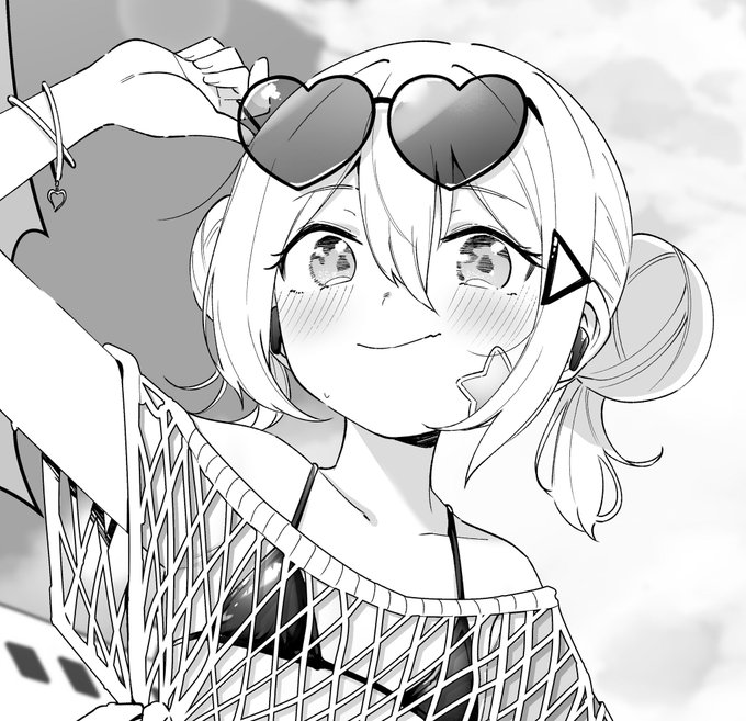 夏が到来したときのイラストです! [特別イラスト]勝利の女神:NIKKE すいーとえんかうんと - 雨住キオ | 週刊コロコロコミック #NIKKE     #メガニケ #ニケすい