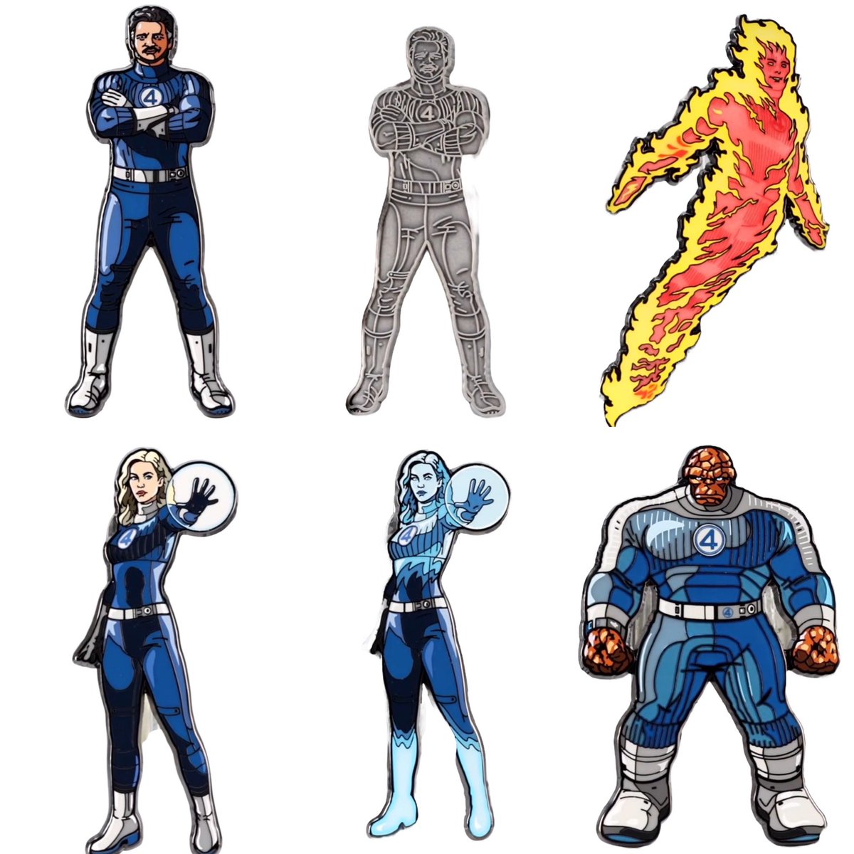 FunkoPOPsNews's tweet photo. FigPin reveals their SDCC exclusive Fantastic Four: First Steps pins! #FigPin #FigPins #Pin #Pins #Collectible #FigPinCollector #FigPinNews #FantasticFour https://t.co/p4oKShTshF