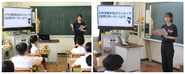 津市立家城小学校で、ネットトラブル防止教室を実施しました。若樫サポーターは、インターネットを使用する際に自分が気をつけていることについて話し、「子どもたちの感想から、自分の伝えたいことが届いたことがわかり、とても嬉しく思った。やりがいを感じることができた。」と話していました。