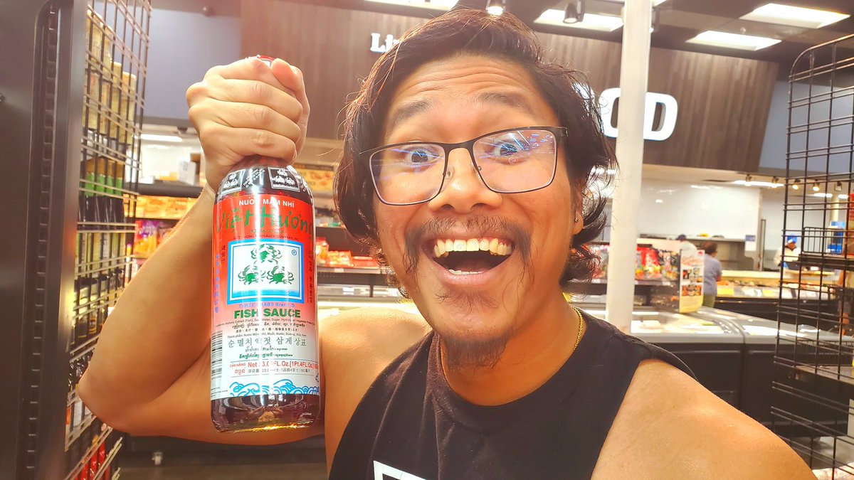 His thirst for Fish Sauce cannot be stopped.