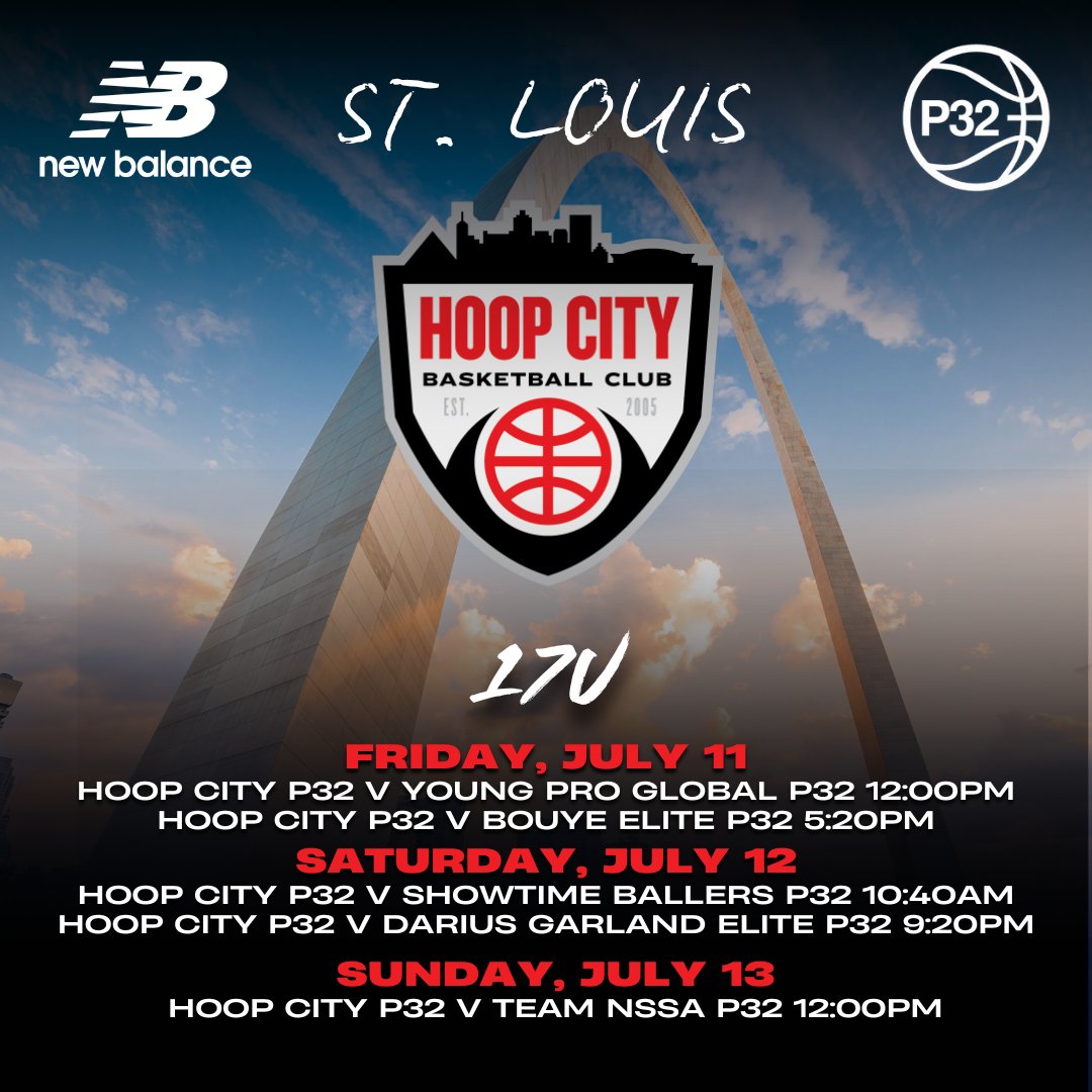 HoopCityBC's tweet photo. We are in St. Louis this weekend to compete in the @p32league circuit! 15U and 16U teams tip off on Thursday, and 17U on Friday. Wish the boys luck as we hit the final half of the AAU season!
#p32league #hoopcity #aauhoops #newbalancebasketball https://t.co/wRb90A0gCy