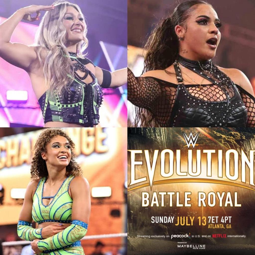 Wrestling World In His Hands (@letsjoin73) on Twitter photo Per <a href="/PWInsidercom/">PWInsider.com</a>, The Word Making The Rounds St <a href="/WWEPC/">WWE Performance Center</a> Yesterday Was That The <a href="/WWENXT/">WWE NXT</a> Stars Set To Compete In The #WWEEvolution2 2025 Battle Royal Include <a href="/izzi_wwe/">IZZI DAME</a>, <a href="/kelani_wwe/">Kelani Jordan</a>, And <a href="/Jaida_Parkerwwe/">๐น</a>.
THE BATTLE ROYAL IS STACKED ๐ฅ Per <a href="/PWInsidercom/">PWInsider.com</a>, The Word Making The Rounds St <a href="/WWEPC/">WWE Performance Center</a> Yesterday Was That The <a href="/WWENXT/">WWE NXT</a> Stars Set To Compete In The #WWEEvolution2 2025 Battle Royal Include <a href="/izzi_wwe/">IZZI DAME</a>, <a href="/kelani_wwe/">Kelani Jordan</a>, And <a href="/Jaida_Parkerwwe/">๐น</a>.
THE BATTLE ROYAL IS STACKED ๐ฅ