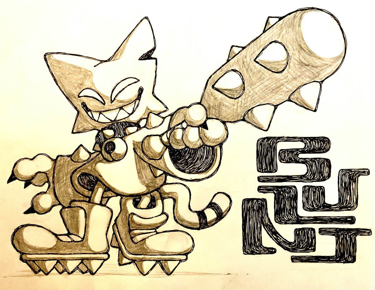 Swishy460467's tweet image. doodle cat