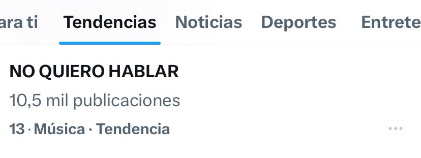 En tendencias 💋

NO QUIERO HABLAR 
#ÁngelaAguilar