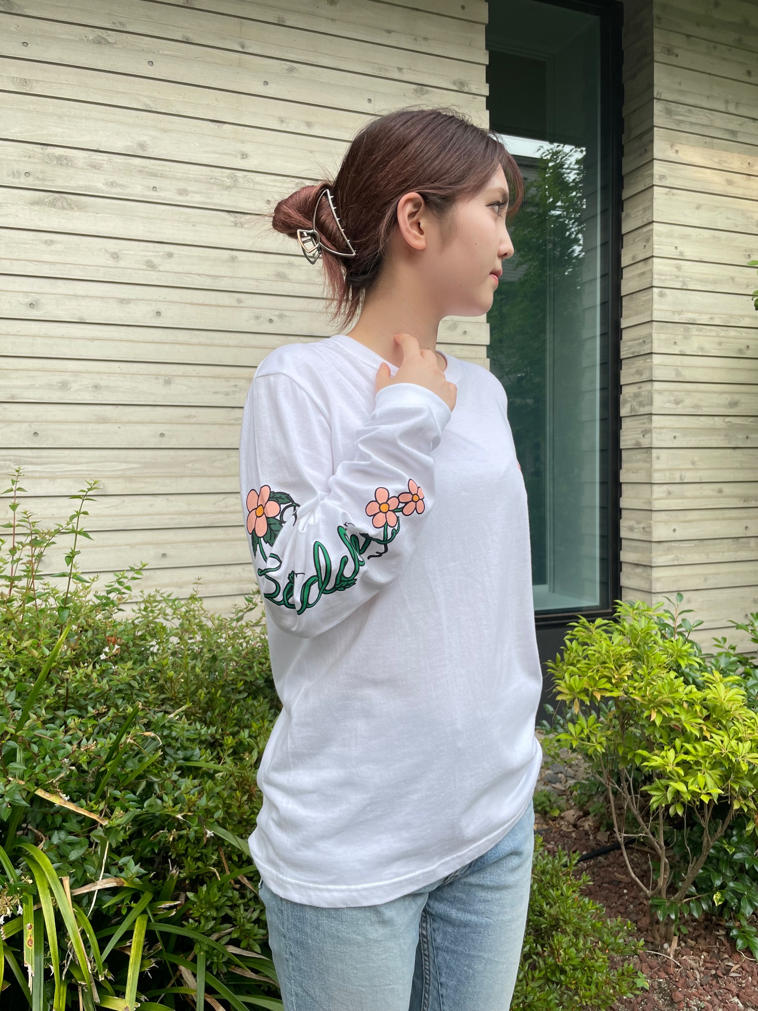 buddix Butterfly Logo EMB LS Tee XLサイズ Butterfly Logo EMB LS Tee | buddix | VERTICAL GARAGE