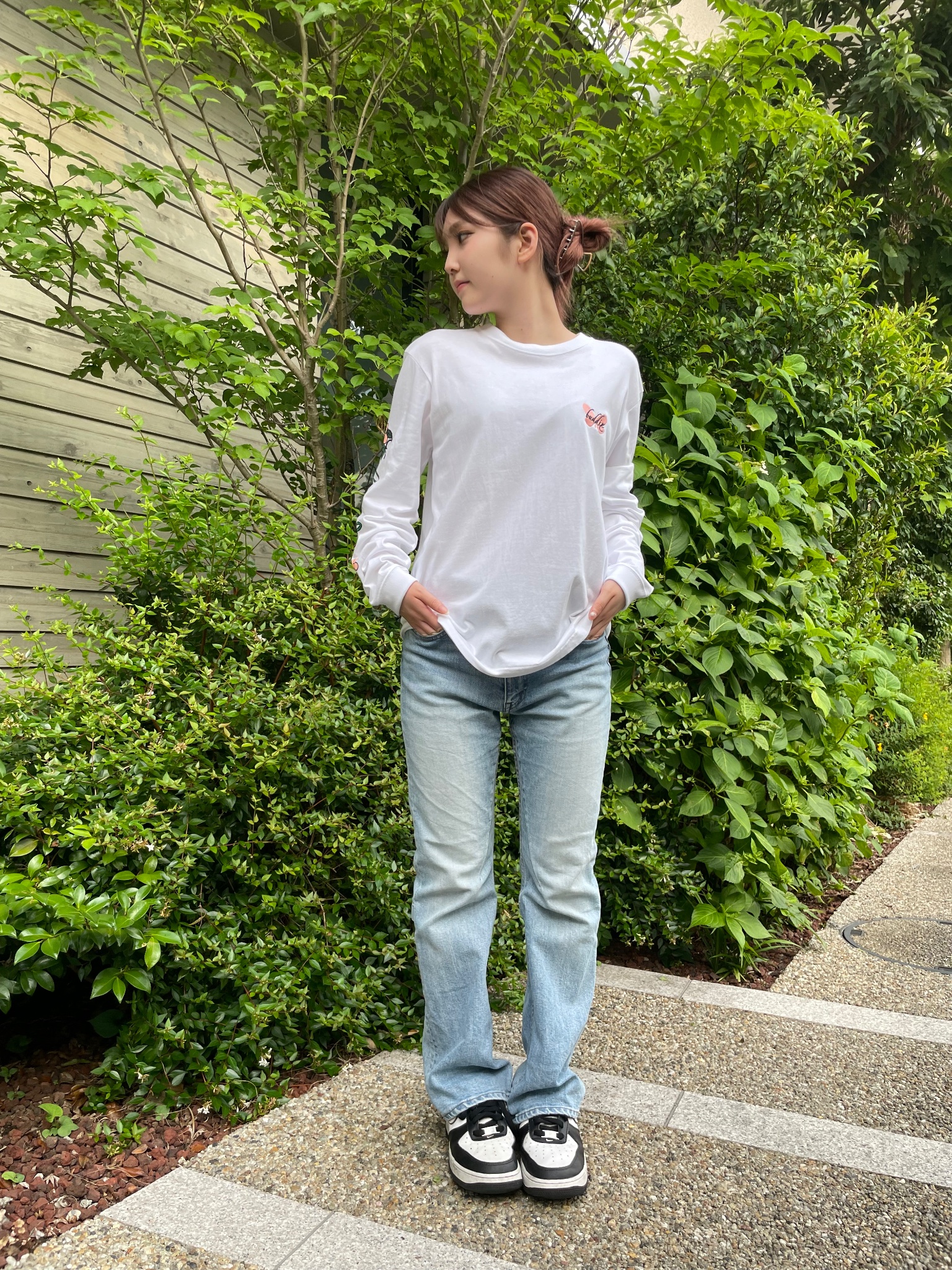 buddix Butterfly Logo EMB LS Tee XLサイズ Butterfly Logo EMB LS Tee | buddix | VERTICAL GARAGE