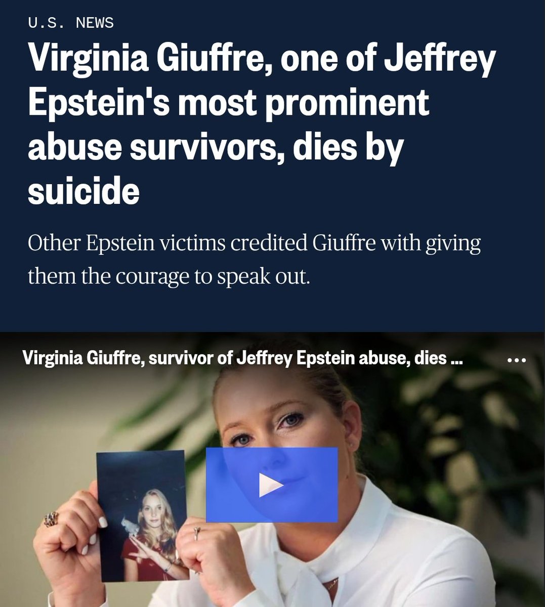 Virginia Giuffre survived Epstein’s abuse, bravely spoke out, and fought for justice, only to take her life months ago, likely feeling it was out of reach.

Now, a DOJ memo backed by Bondi, Patel, and Bongino claims no “client list,” no blackmail, case closed.

Trump snaps at a