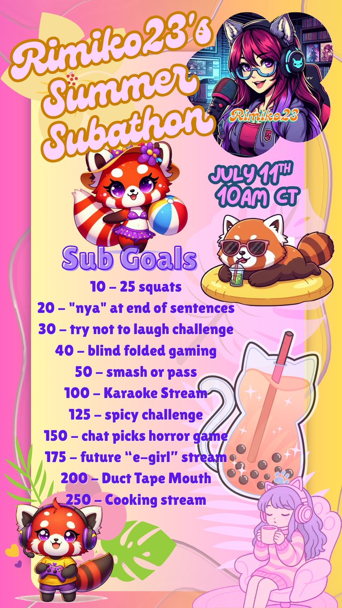 this friday we startin off with some fortnite for superman quests and going until i'm gone #subathon #twitch #streamer #SummerFun #fortnite #dbd #peak #CozyVibes  twitch.tv/rimiko23