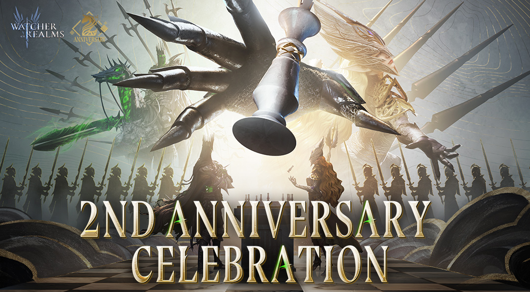 2nd Anniversary Celebration Events Preview  

📢Greetings, Commanders! The new update for Watcher of Realms Anniversary Celebration is coming soon.
More details: facebook.com/WatcherofRealm…

#watcherofrealms