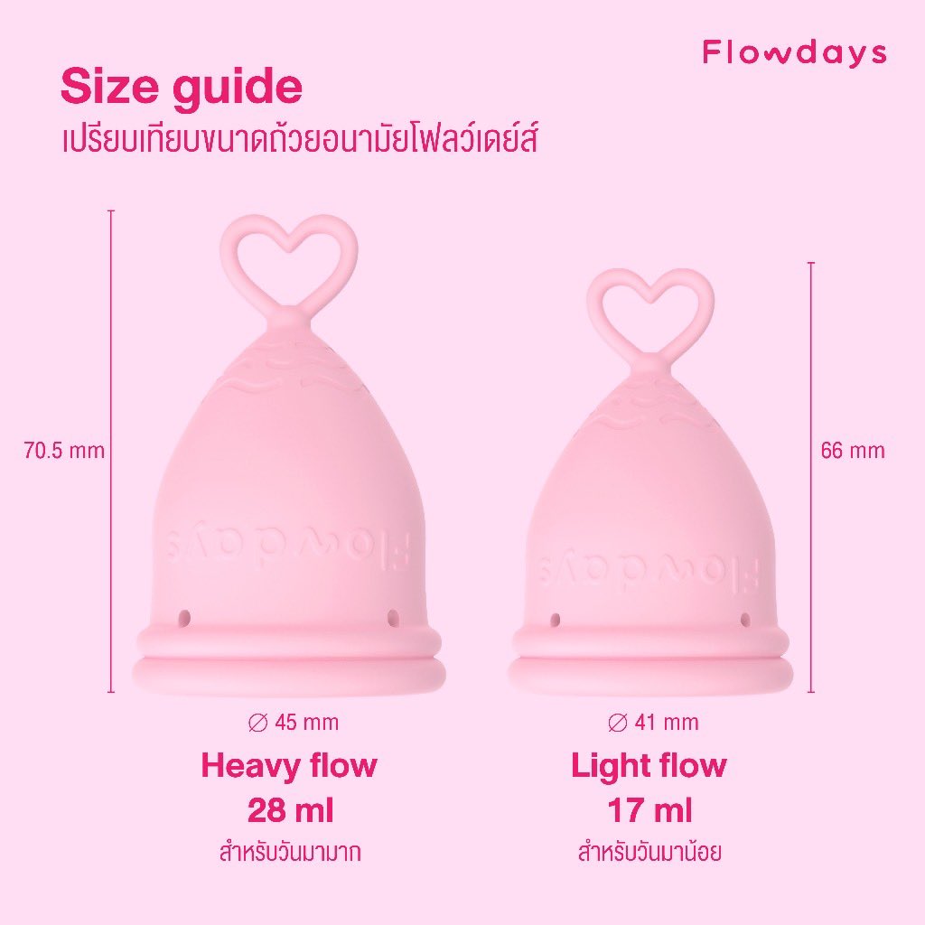 UbiliJ's tweet image. ✨🤍เซตถ้วยอนามัยFlowDays + Flowmate - Size B (Pink) ในราคา ฿1,590 ✨🤍

📌พิกัด ที่ Shopee s.shopee.co.th/4fl5OJkQ0X

#ถ้วยอนามัย #ติช่า #flowmate #