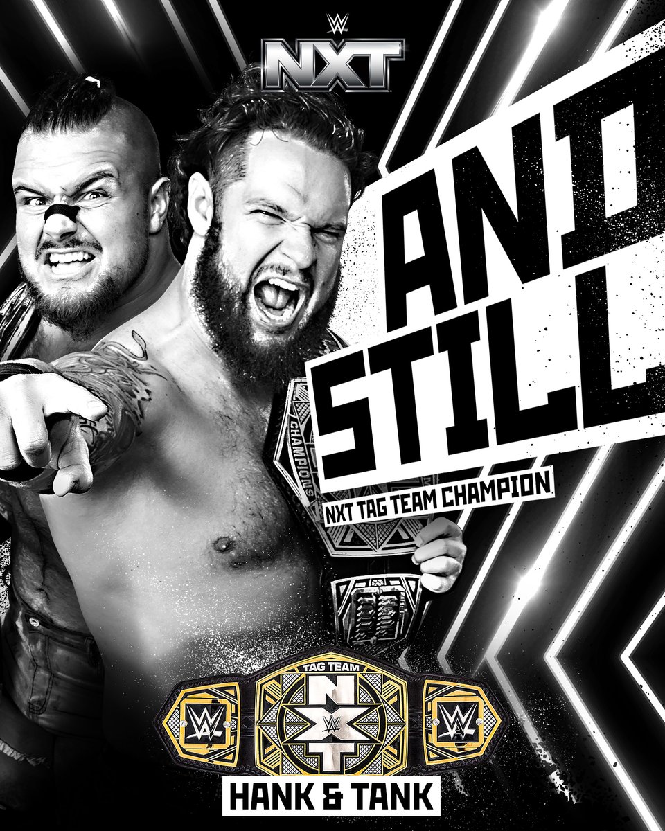 WWE NXT (@wwenxt) on Twitter photo WHAT. A. MATCH.
<a href="/HankWalker_WWE/">Hank Walker</a> & <a href="/TankLedgerWWE/">Tank Ledger</a> outlast The Culling to remain the #WWENXT Tag Team Champion!
#AndStill WHAT. A. MATCH.
<a href="/HankWalker_WWE/">Hank Walker</a> & <a href="/TankLedgerWWE/">Tank Ledger</a> outlast The Culling to remain the #WWENXT Tag Team Champion!
#AndStill
