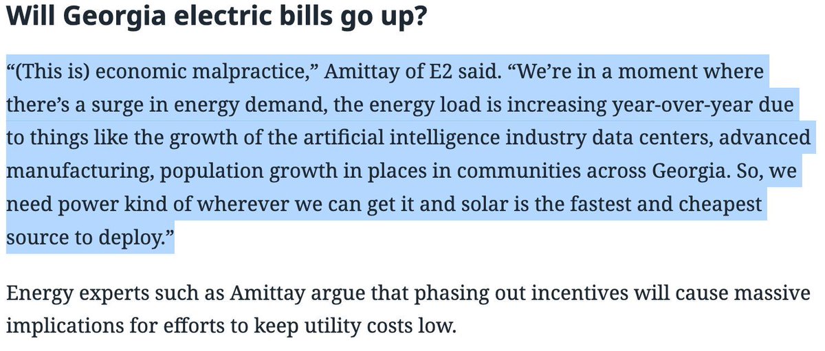 Trump wants America to be affordable and energy dominant, but this new bill "is economic malpractice,” says E2’s Zach Amittay. 

As demand surges from AI, manufacturing, and population growth, it cuts credits for the fastest and cheapest energy we have: solar.