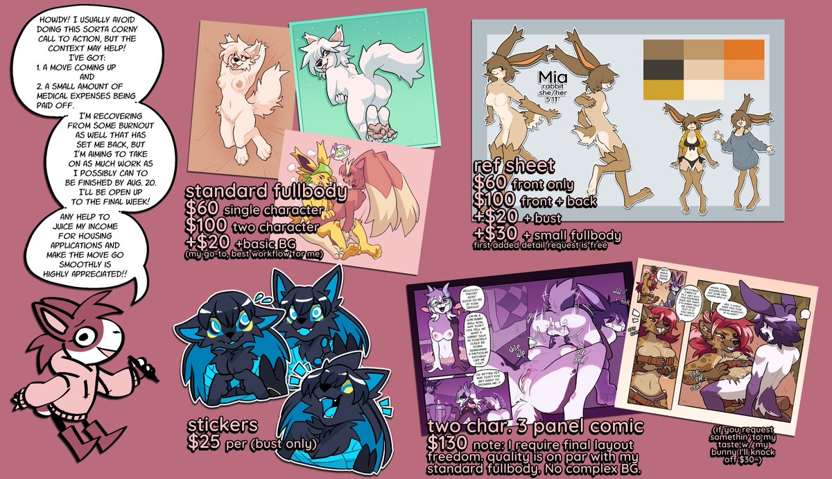 any help appreciated, open as long as i'll need!
to anyone in the queue/waitlist: aiming to have all current work done within a week, sorry about the delays in part due to some chronic issues, i'm back in my groove again!