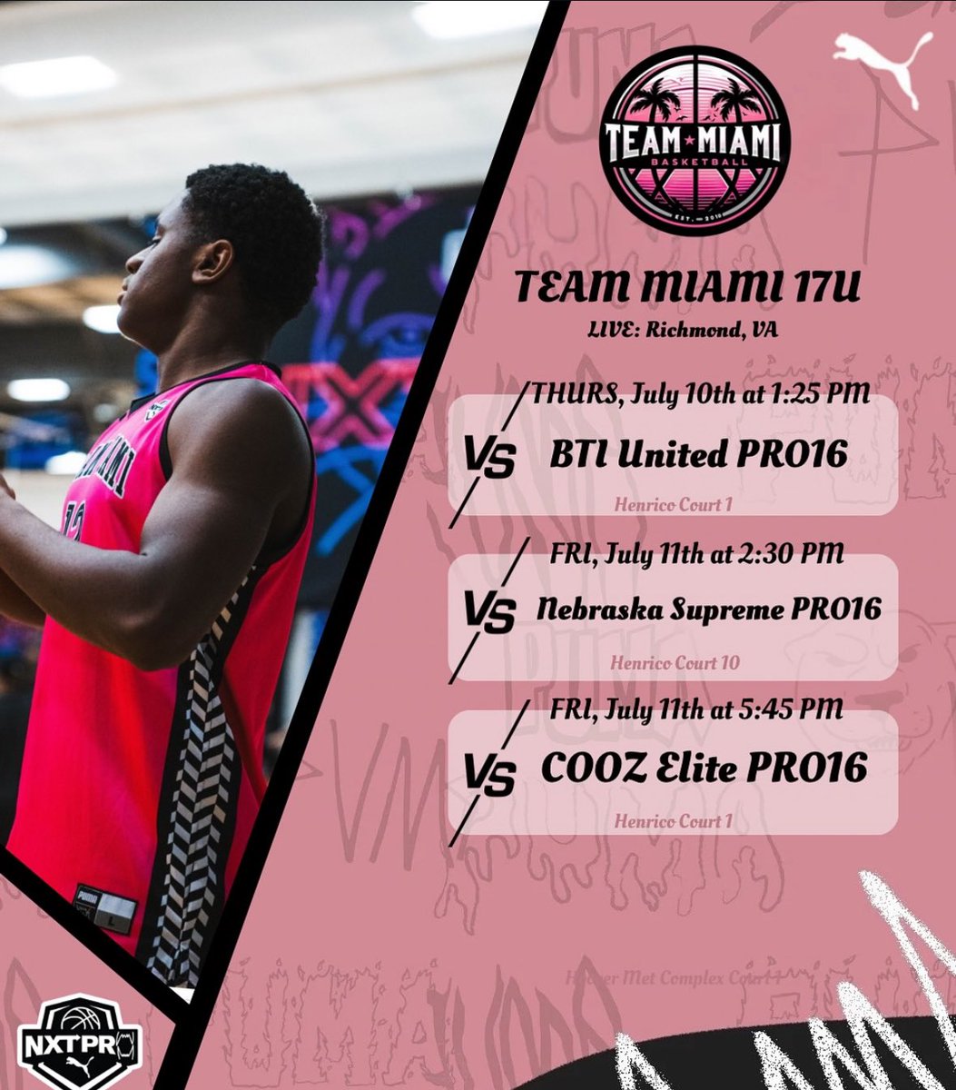 devinmcint76425's tweet image. Coaches, I will be in Richmond, VA this upcoming weekend for the @PRO16League LIVE PERIOD!
Come check me out with @TeamMiamiAAU against top level competition!