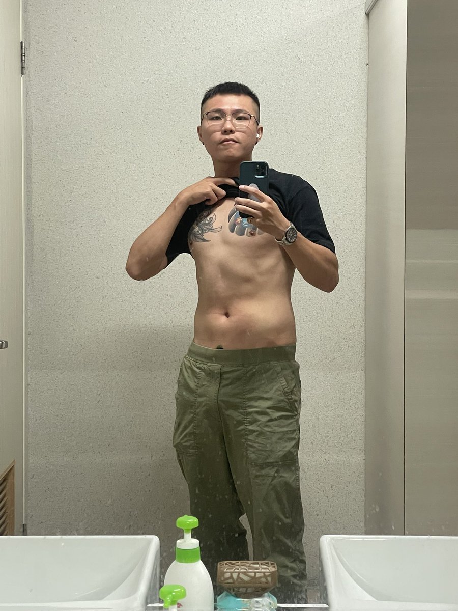 一週沒運動
胖了..