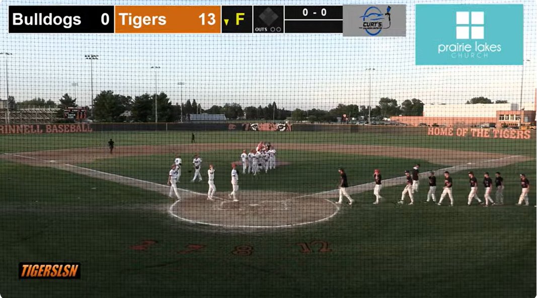Tiger Sports LIVE Stream Network (@tigerslive_) on Twitter photo Tigers had Hot Bats and Great Pitching by Jake Van Compernolle to topple Hampton Dumont-Cal in 4 1/2 innings for Senior Night.
<a href="/GnellBaseball/">Grinnell Baseball</a> <a href="/GRINNELL_AD/">Grinnell Activities</a> Tigers had Hot Bats and Great Pitching by Jake Van Compernolle to topple Hampton Dumont-Cal in 4 1/2 innings for Senior Night.
<a href="/GnellBaseball/">Grinnell Baseball</a> <a href="/GRINNELL_AD/">Grinnell Activities</a>
