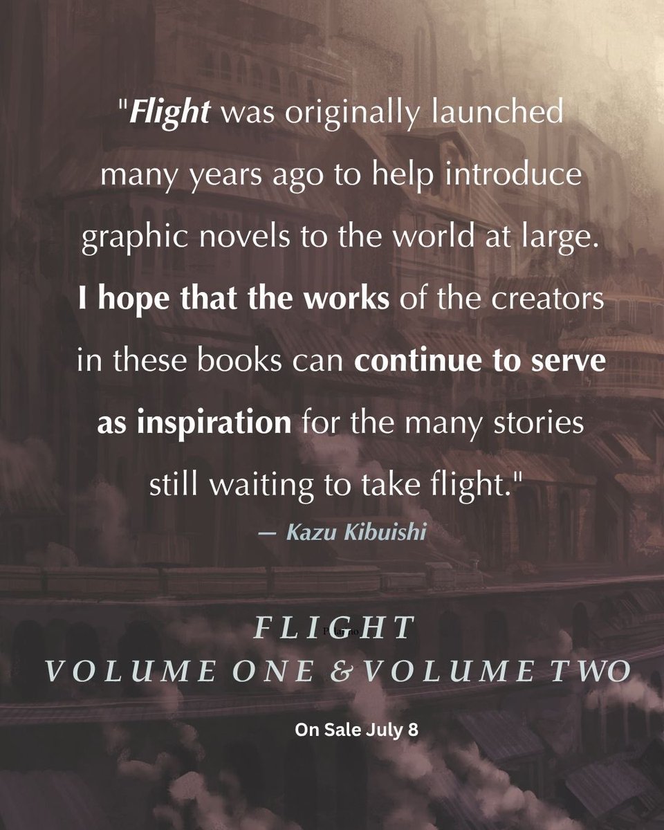 boltcity's tweet image. The FLIGHT anthology returns to bookstores today from @InkloreBooks @randomhouse. Originally published over 20 years ago, it features the early work of many of today’s best graphic novelists.