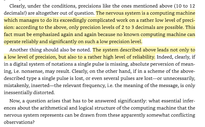 Prasanna Srikhanta (@prasanna) on Twitter photo 📚 The Computer and the Brain
Prompted to read this by sections quoted in a talk <a href="/stephenbalaban/">stephen balaban</a> did on neural software
LLMs are crawling up the stack and it seems we're at the half way point. Maybe other architectures come along but right now the bulk of capital is in LLMs and 📚 The Computer and the Brain
Prompted to read this by sections quoted in a talk <a href="/stephenbalaban/">stephen balaban</a> did on neural software
LLMs are crawling up the stack and it seems we're at the half way point. Maybe other architectures come along but right now the bulk of capital is in LLMs and
