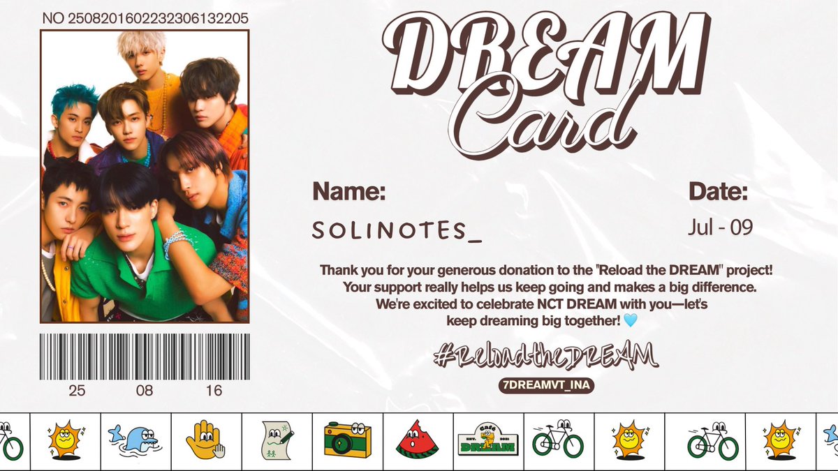 solinotes_'s tweet photo. Iโve joined the chain #ReloadTheDREAM
Have you joined too?
#7RibuFor7DREAM https://t.co/HXvtJannhQ